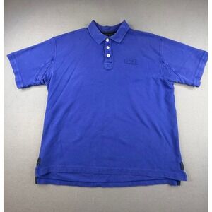 Orvis Polo Shirt Mens XL-T Blue Pique‎ Cotton Short Sleeve Fly Fishing Logo